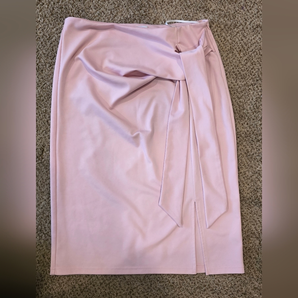Chic Blush Women's Pencil Skirt
